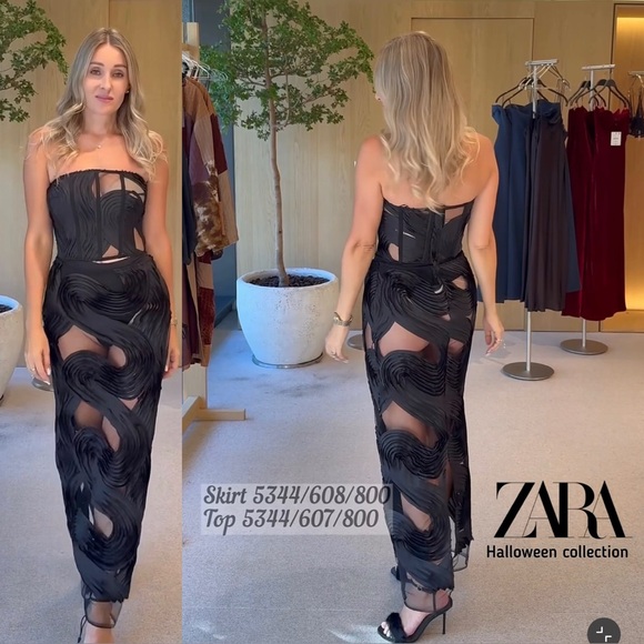 ZARA LIMITED EDITION SEMI-STRUCTURED CORSET TOP - Picture 11 of 11